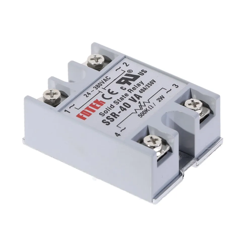 1 шт. твердотельный релейный модуль SSR-40VA 40A наружный контроль потенциометра вход 24-380VAC выход