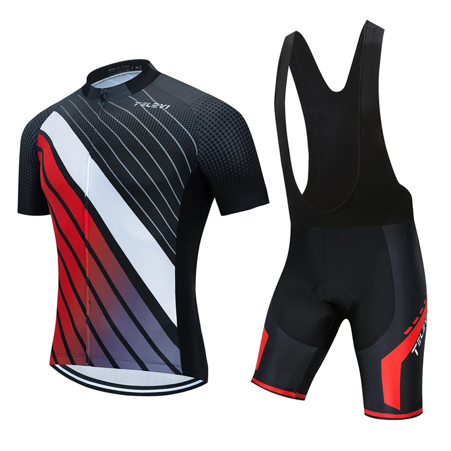 

2021 New STRAVA Summer Cycling Jersey Set Breathable Team Racing Sport Bicycle Jersey Mens Cycling Clothing Short Bike Jersey
