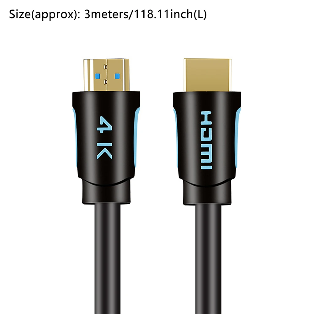 Разветвитель HDTV монитор позолоченный портативный аудио 4K для HDMI-совместимый