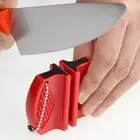 Портативная Мини точилка для кухонных ножей, кухонные инструменты, аксессуары, креативный двухступенчатый точилка для кемпинга в виде бабочки для карманного ножа