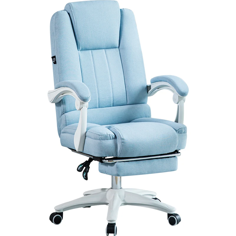 

Удобное компьютерное кресло из ткани, игровое кресло, подъемное вращающееся кресло с подставкой для ног, офисная мебель, Гоночное кресло дл...