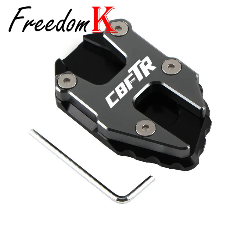

For HONDA CBF190TR CB 190TR CB190SS CB190 SS Motorcycle CNC Kickstand Foot Side Stand Extension Pad Support Plate Enlarge Stand