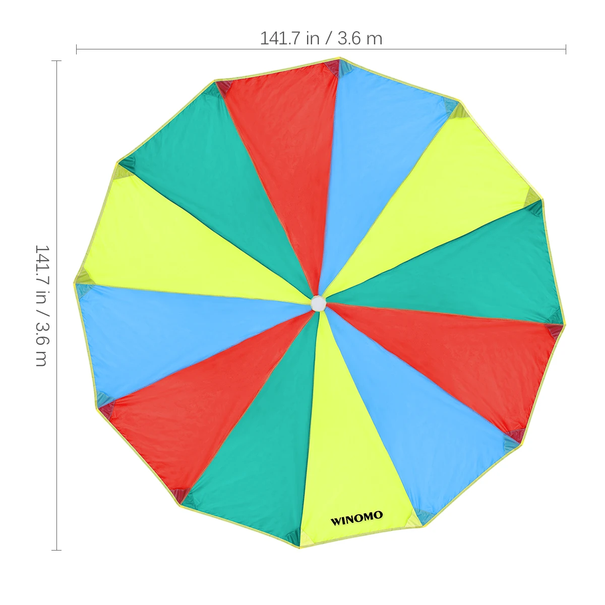 WINOMO Детская игра парашют радужная игрушка для раннего развития в детском саду
