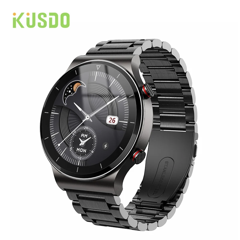 

KUSDO 2022 Men's Smart Watch Dial Calls Watches Waterproof Fitness Bracelet Tracker Smartwatch For Xiaomi Android Apple Huawei