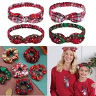 Рождественские подарки, повязка на голову в виде снежинки, Рождественская гирлянда, рождественские украшения, 2021, новогодний подарок для девочек, украшения для волос, Рождество