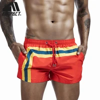fashion striped mens board shorts quick dry beach shorts with pockets male linner beachwear surfing swimming hybird shorts
