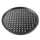 Противень для выпечки пиццы, из углеродистой стали, с антипригарным покрытием