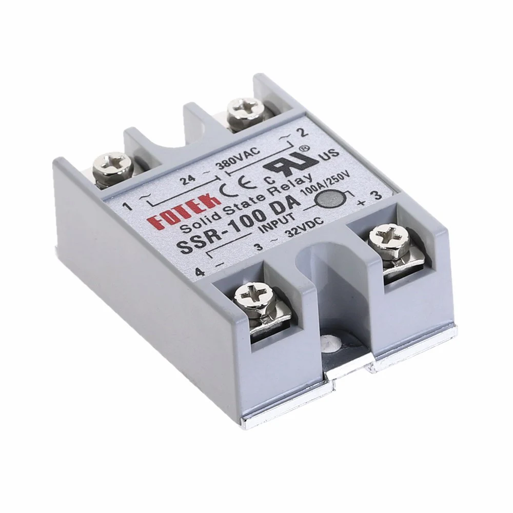 Твердотельные реле SSR 100DA 100A на самом деле 3 32 В постоянного тока до 24 380