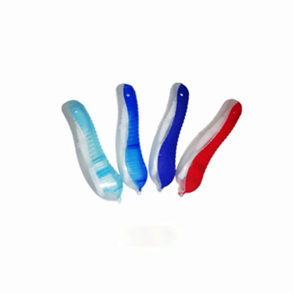 2 шт одноразовые складные зубные щетки портативные походные дорожные мягкие для