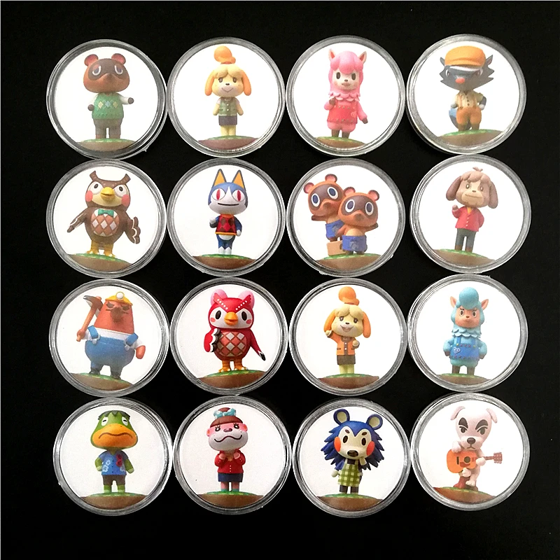 Animal Crossing-16pc Новые данные полный набор 24 шт. легенда о Зельде коллекция монет карты NFC тег для Amiibo карты Ntag215 NS переключатель WiiU ссылка Пробуждение - Цвет: Animal Crossing-16pc