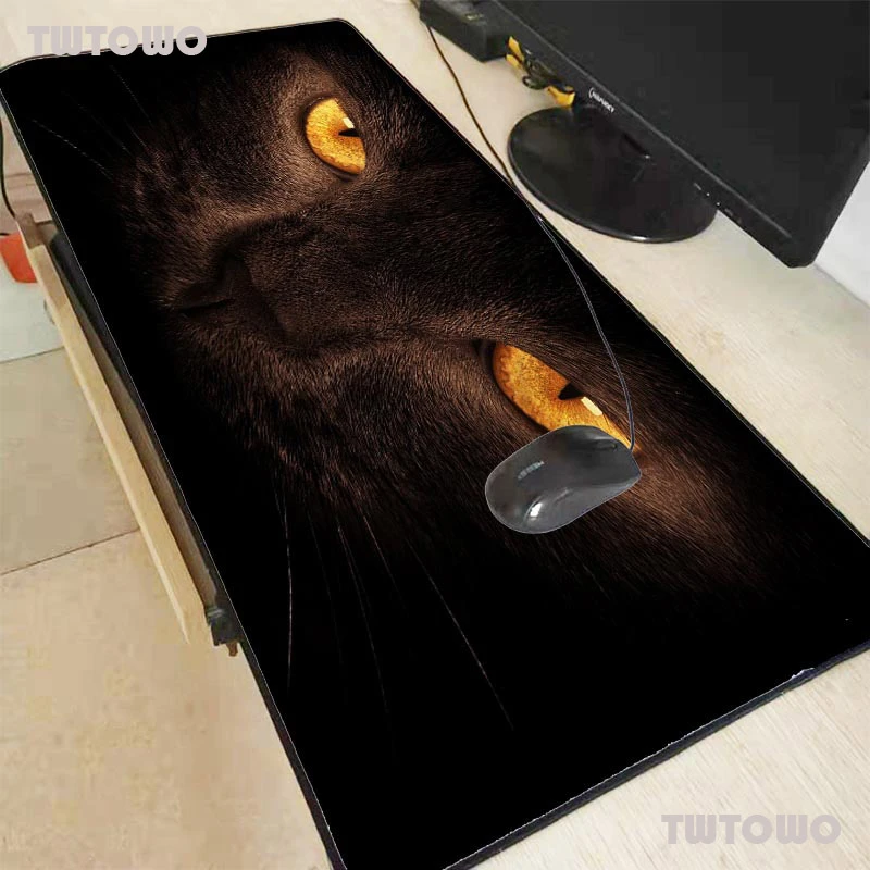 

Animal Black Cat Gaming Large Mouse Pad Gamer