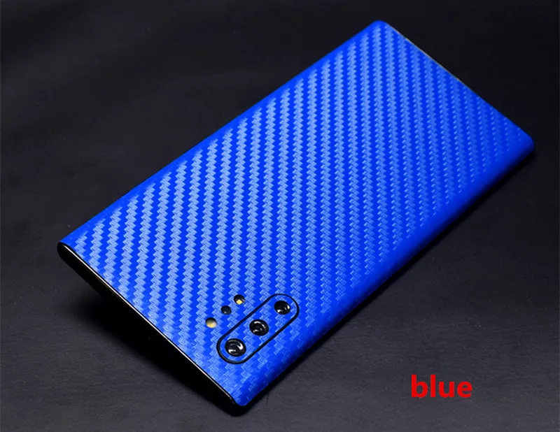NOTOW Мода 3D углеродное волокно задняя паста защитная пленка наклейка для samsung Galaxy Note10/Note10plus/A70/A50/S10/S10Plus/s10E