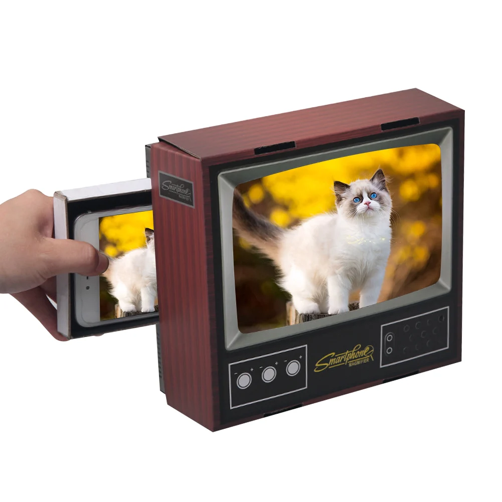 Мобильный телефон видео Защита глаз складной универсальный маленький ТВ