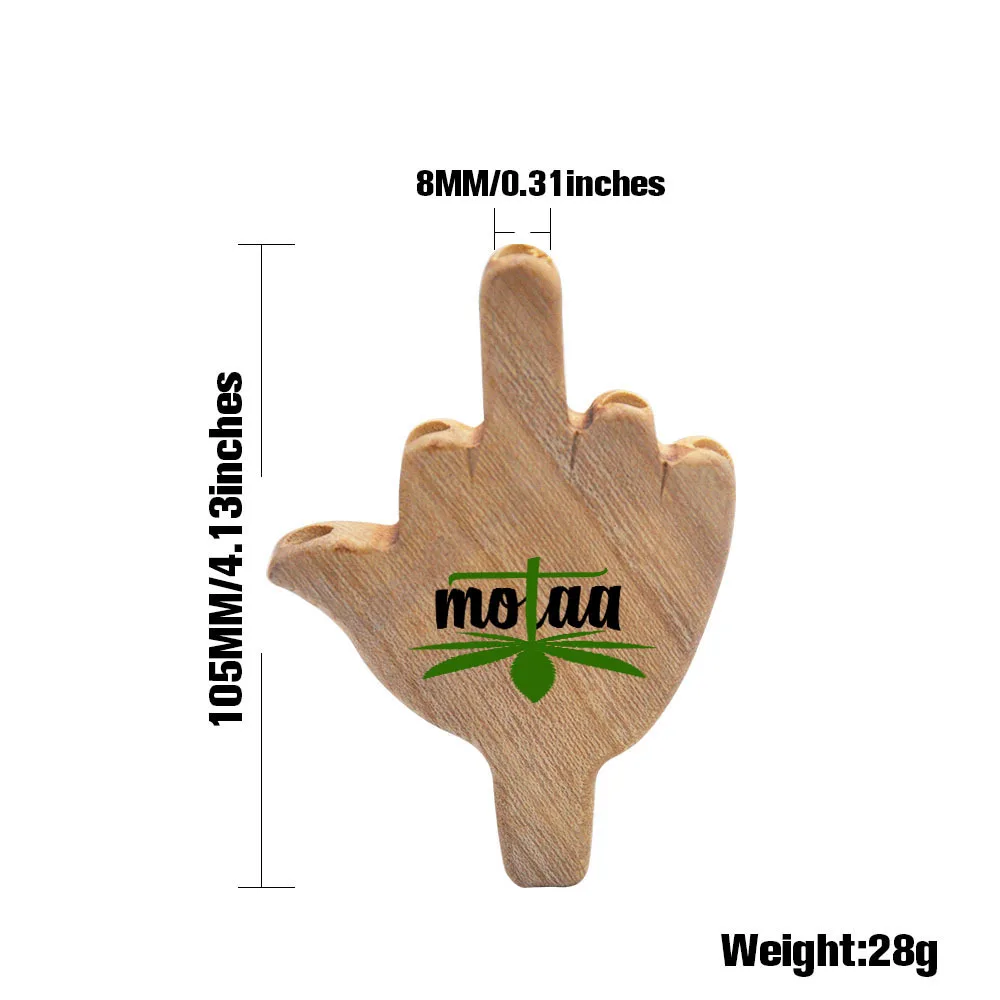 Древесины Уровень Пять 5 сустава пальцев ладони деревянный держатель для