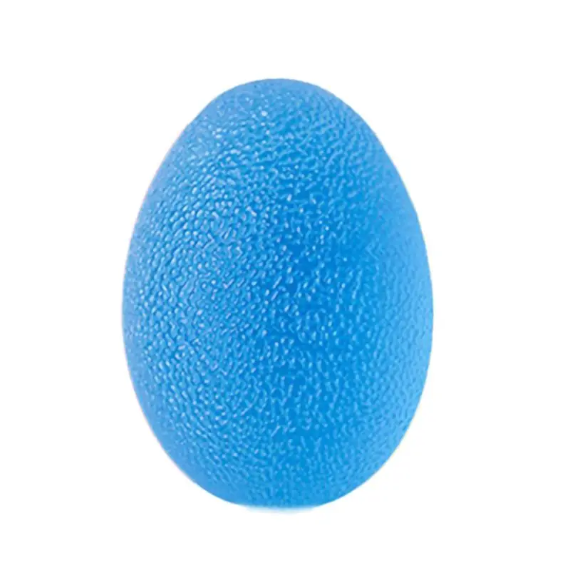 Egg-Shaped Silicone Grip Ball Hand Fitness Finger Strengthener 3 Squeeze Resistances Soft For Training new | Спорт и развлечения