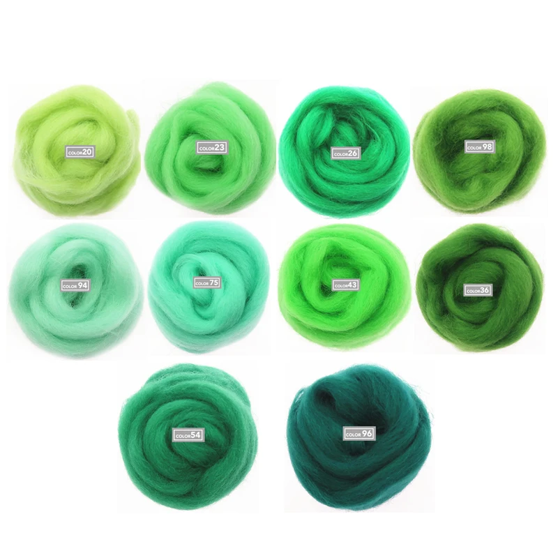 50/100 г/пакет Мягкий войлок шерстяной вязаный пуловер ровинг шерсть волокна для