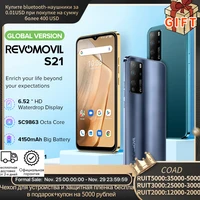 celular world premiere revomovil s21 smartphone global version 4gb 128gb 16mp ai camera 4g wlan mobile phones global quad camera