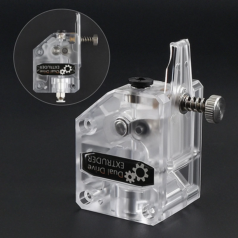 

3D Printer BMG Extruder Dual Drive Transparent Extruder Upgrade Extruder