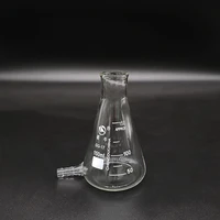 filtering flask with lower tubecapacity 150mltriangle flask with tubuleslower tube conical flaskwith tick marks