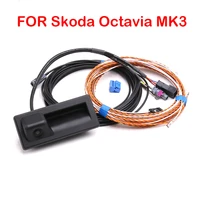 for skoda octavia mk3 skoda superb 3 rear view trunk handle camera with highline guidance line wiring harness