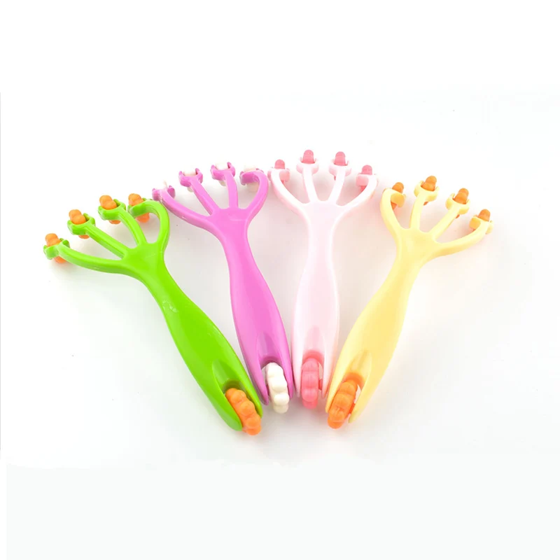

MERALL Hot Sale Four Finger Head Relax Massager Hair Held SPA Scalp Neck Stress Relief Massage Release Head Physician Massager