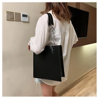 2020 solid shoulder bag 3 layer women pleated bag 13 inch briefcase for ladies laptop bag soft pu leather women office big tote