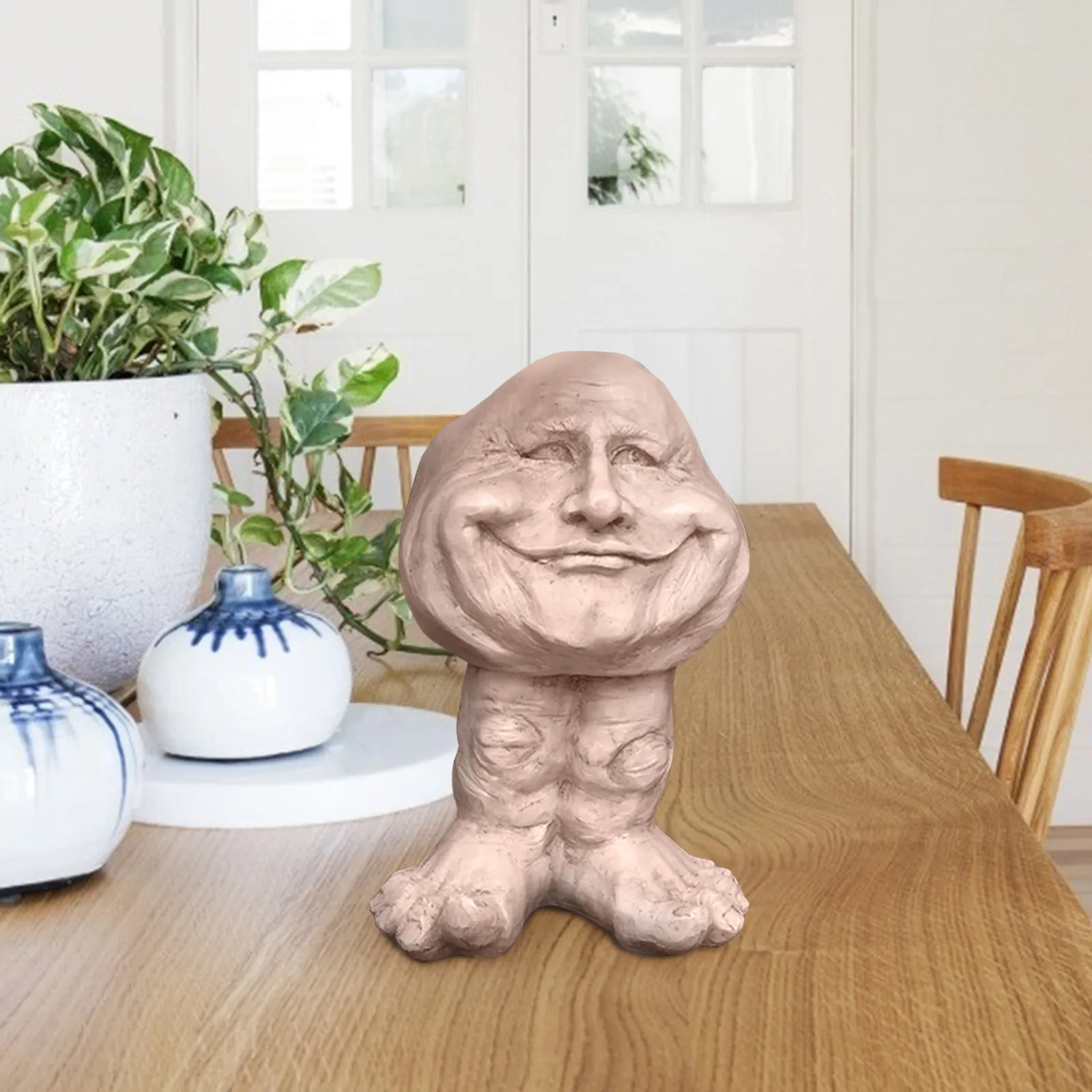 

Creative Novelty Toy Homestyles Antique White & Granny The Face Statue Planter For Children Gift Shipping From Europe 2021