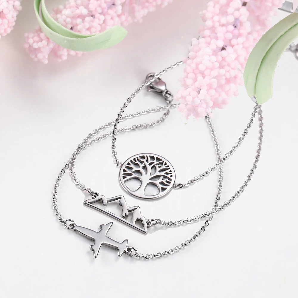 Skyrim самолет браслет из нержавеющей стали Регулируемая цепь браслеты на руку Pulsera