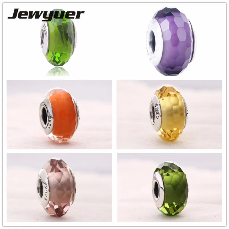 

Стеклянные бусины Memnon граненое муранское, ювелирные изделия из стерлингового серебра 925 пробы, подходят для женских ювелирных изделий ручной работы, BD076