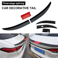 universal car trunk spoiler wing adjustable tail spoiler lip carbon fiber adhesive anti aging car exterior decoration wholesale