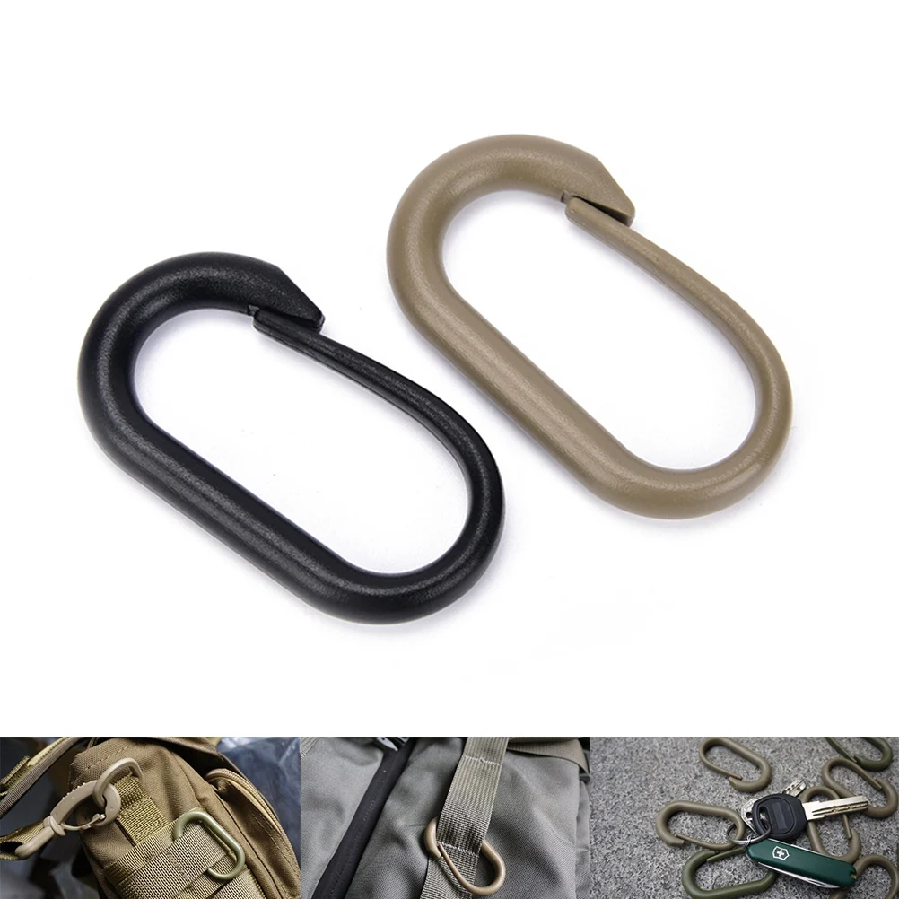 

1 шт. замок u-образное кольцо Карабин Пряжка брелок кольцо для тактического наружного MOLLE лямки Рюкзак