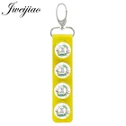 JWEIJIAO колючая груша кактус с милым рисунком желтая кожа подвеска брелок очаровательный друг подарок аксессуары CA40