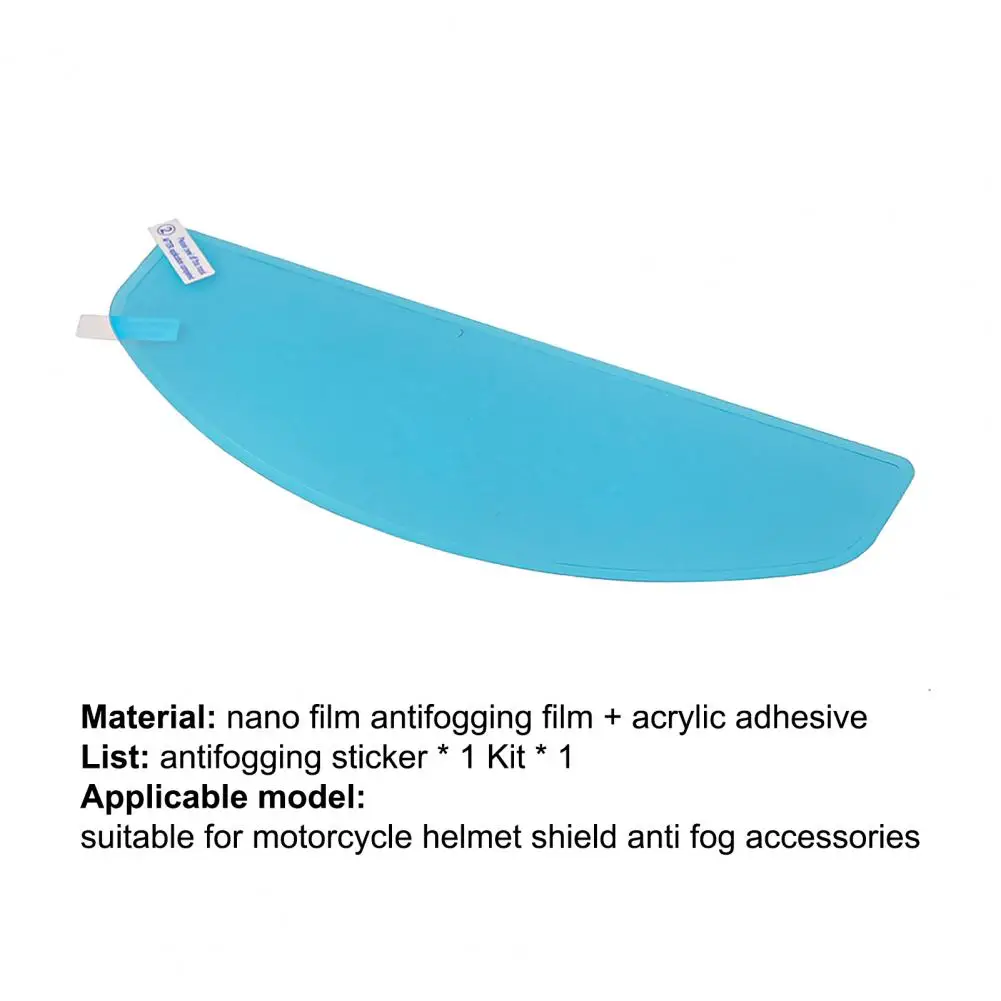 

40% Dropshipping!! Helmet Shield Rain Resistant Environmentally Friendly Transparent Anti-fog Patch Visor for Motocross