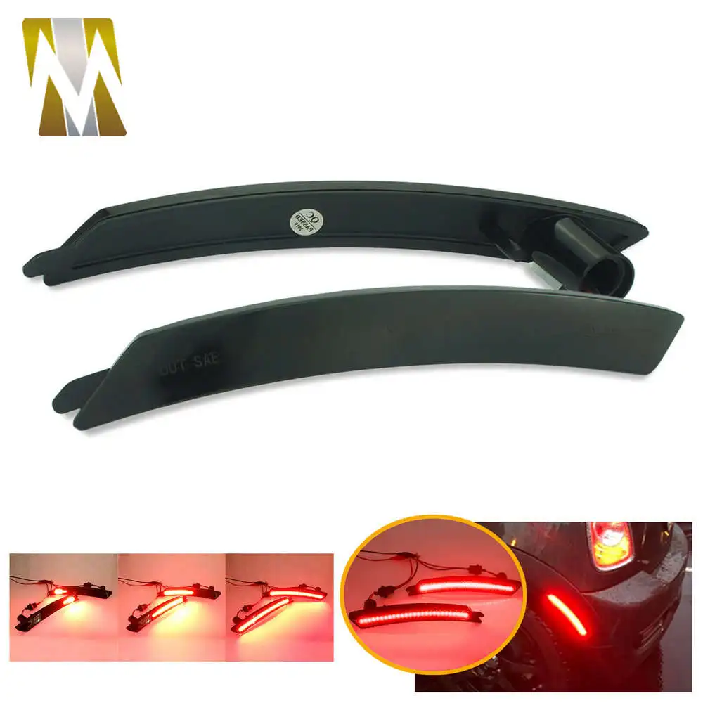 

Светодиодный динамический боковой повторитель световых индикатора для Mini Cooper R55 R56 R57 R58 R59 R60 R61 течет поворотов боковые Габаритные фары