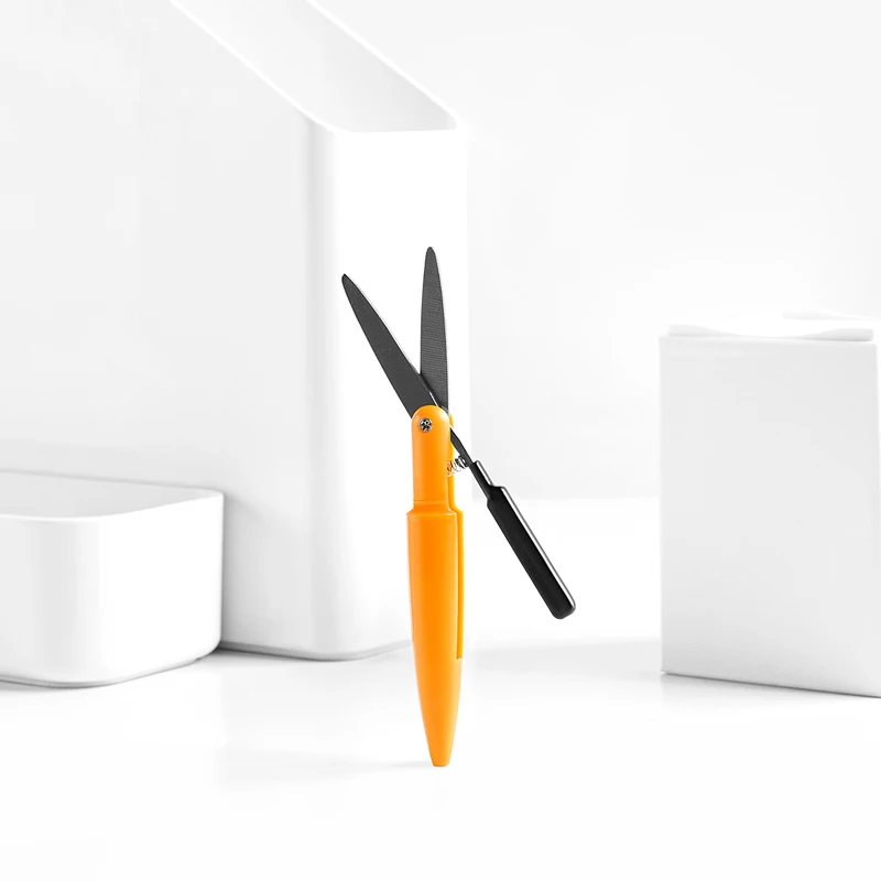 

Fizz Portable Hand Scissors Small Portable Pen Scissors Mini Pen Creative Folding Office Home Security Manual Scissors Children