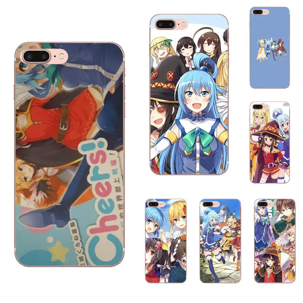 Японская аниме сексуальная девушка Konosuba для Sony Xperia Z Z1 Z2 Z3 Z4 Z5 compact Mini M2 M4 M5 T3 E3 E5 XA XA1