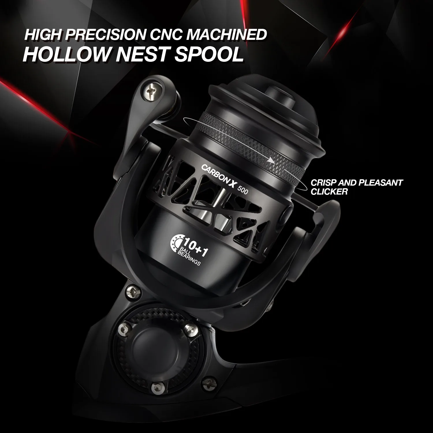 Катушка для спиннинга Piscifun Carbon X размер 500 1000 подледной рыбалки 5 2: 1 Ультра гладкая
