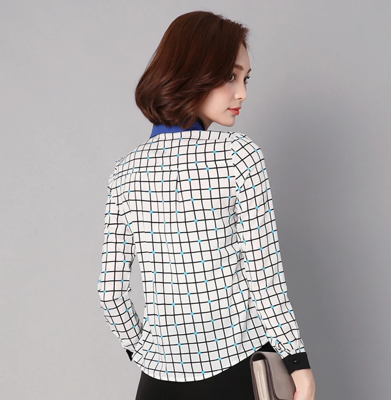 Новинка весны 2020 женская рубашка длинный рукав отложной воротник женские
