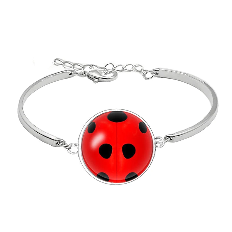 Браслеты Божья коровка Косплей Леди Жук круг с точечным браслетом для женщин