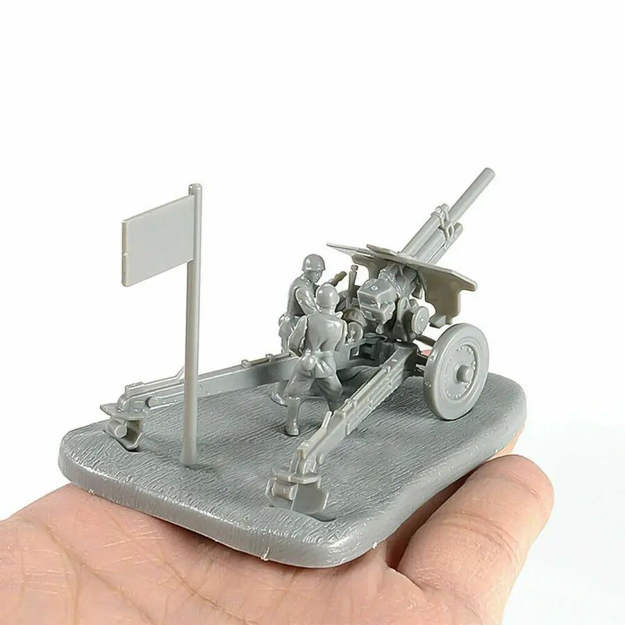 4D 1: 72 сценария PAK40 M30 M1938 Сборная модель пушки собрать головоломка кирпичная игрушка