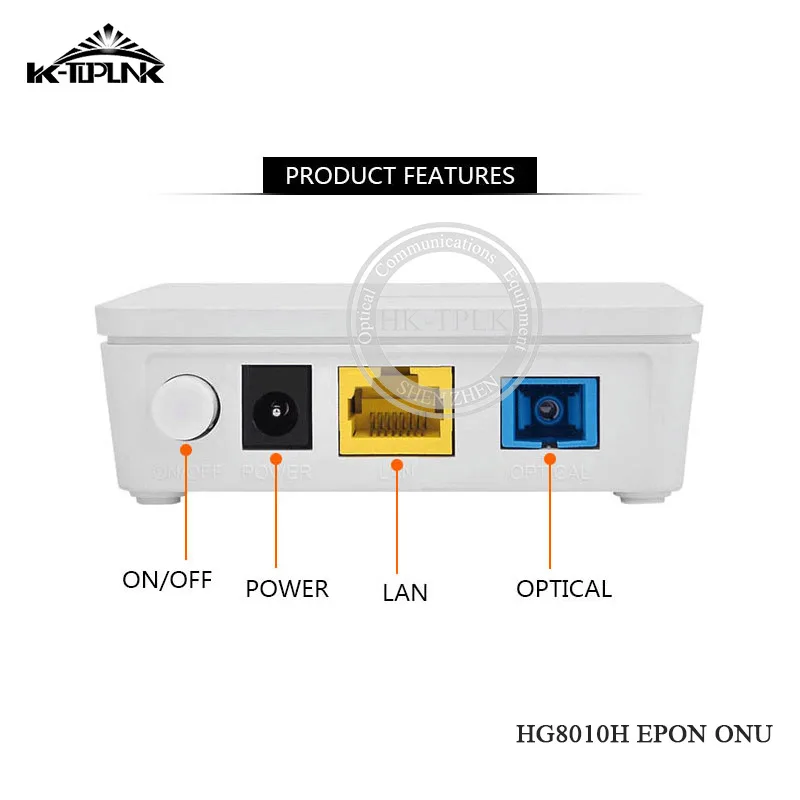 1 шт. Оригинальный оптоволоконный интерфейс HG8010H 1GE EPON ONU ONT UPC английская прошивка