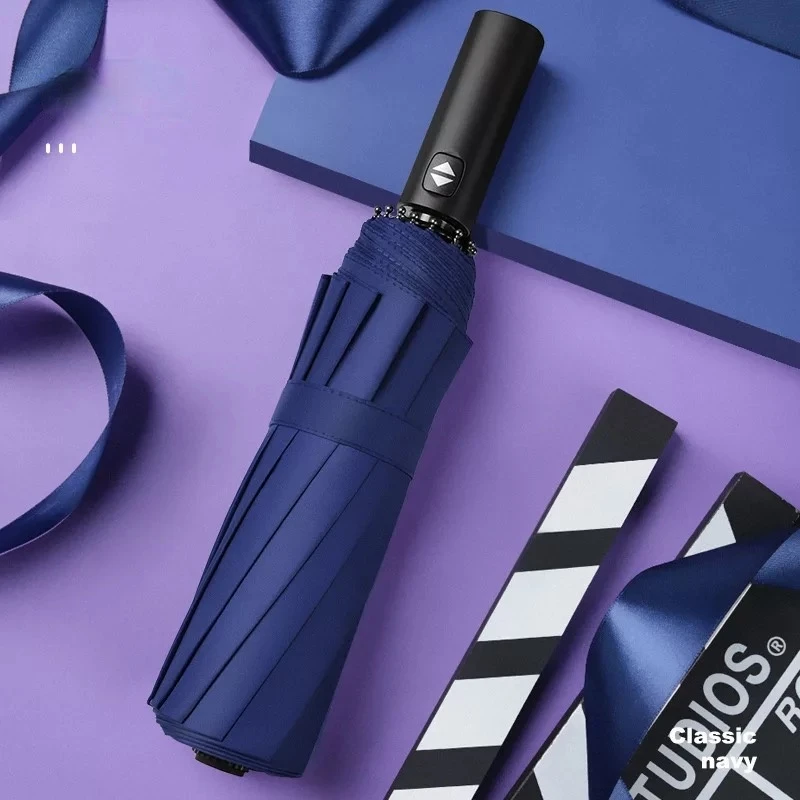 

Automatic Folding Umbrellas Metal Fully Large Luxury Waterproof Double High Quality Umbrellas Windproof Paraguas Rain Gear DG50U