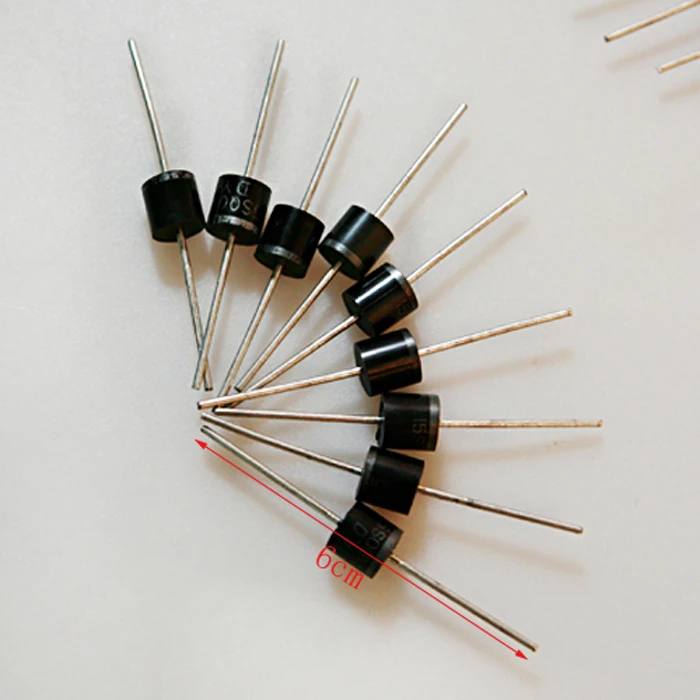 50 шт. диод Шоттки 45 в блокировка обхода Диоды выпрямители 15 А осевой выпрямитель