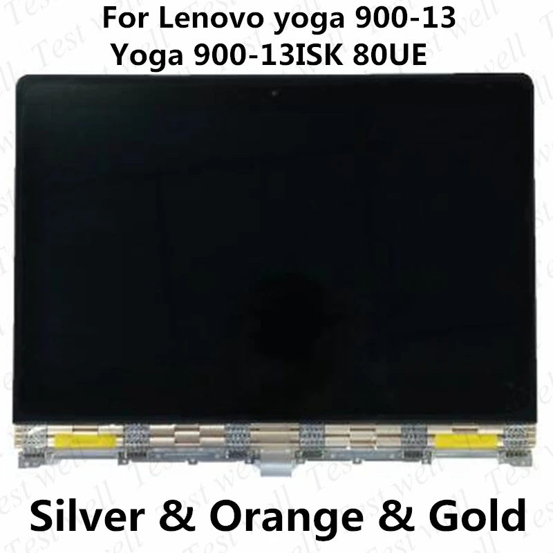 

New Original 13.3" IPS 3k 3200x1800 LCD For Lenovo Yoga 900-13ISK 80UE yoga 900-13 LCD Touch Screen Assembly gold Silver color