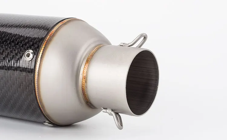 

51mm 60mm Motorcyle Exhaust Pipe Exhaust Carbon Fiber Exhaust Silencer with Catalyst For Z900 Z1000 S1000RR GSXR750 R6