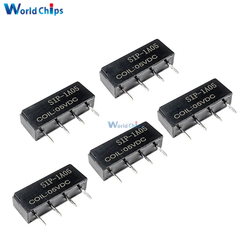 

10PCS 5V Relay SIP-1A05 Reed Switch Relay For PAN CHANG Relay 4PIN