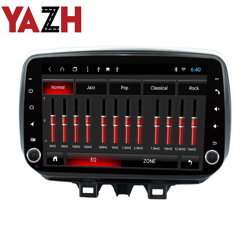 Автомагнитола YAZH 32 ГБ мультимедийный GPS для Hyundai Tucson/ Ix35 2019 с Android 9 0 восьмиядерным
