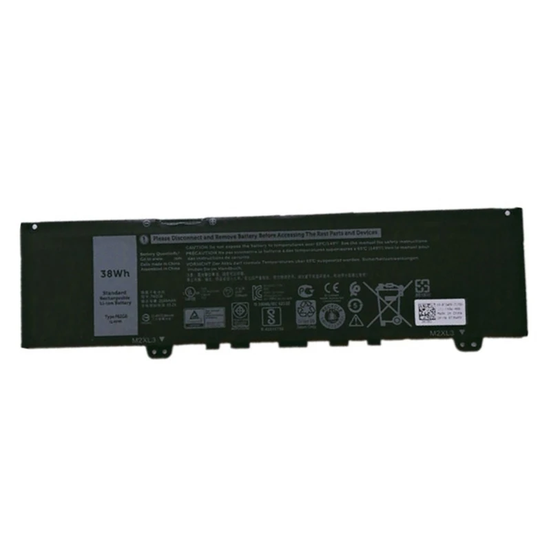 

RPJC3 F62G0 3166mAh New Laptop Battery For DELL Inspiron 13 5370 7370 7373 Vostro 5370 11.4V 38WH+Tracking Number