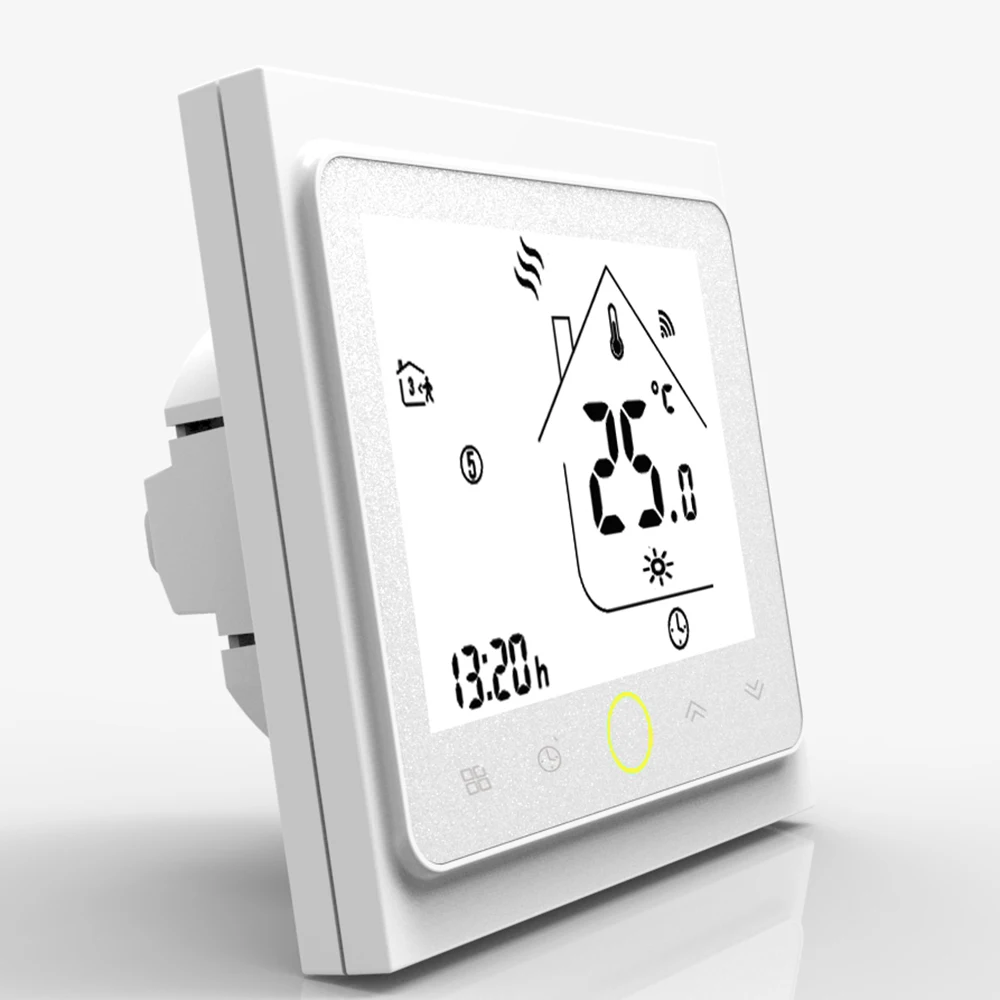 

WiFi Smart Thermostat Temperature Controller for Water/Electric floor Heating Water/Gas Boiler Works with Alexa For Google Home