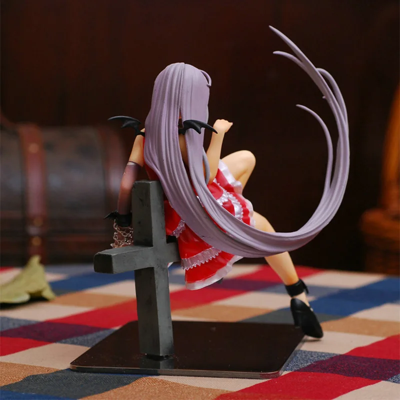 15cm Rosario and Vampire Moka Akashiya Awakened Ver. PVC Japanese Action Anime Figure Girl Figures Model Toys for children gift - купить по